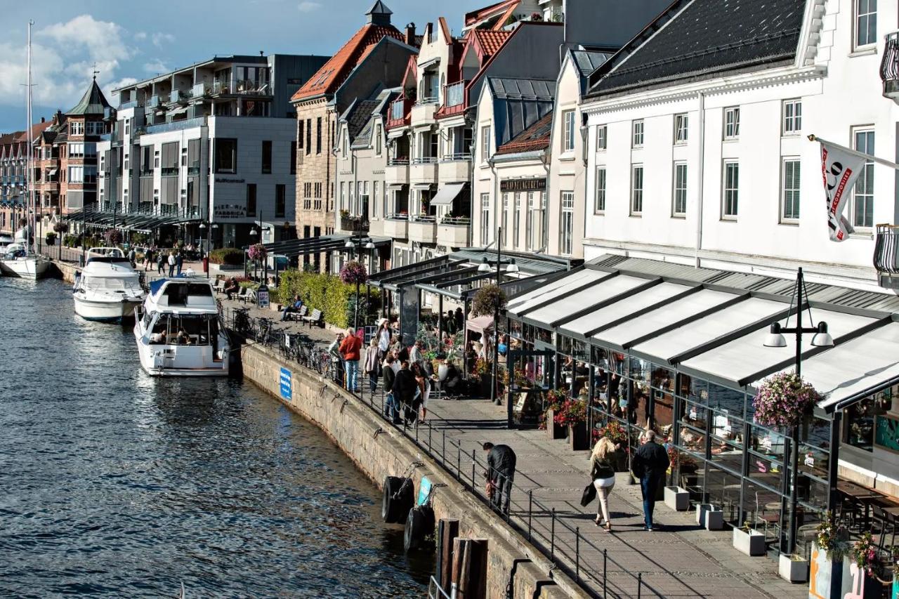 Moderne Leilighet Midt I Sentrum Av Fredrikstad Dış mekan fotoğraf